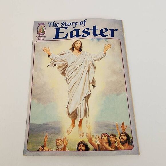 Lot of 4 Vintage Religious Coloring Books - Picture 2 of 15